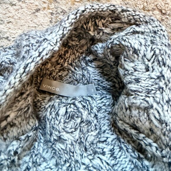 Vince Cowl Neck Sweater, Charcoal, XS - Picture 3 of 5